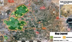 Các đơn vị quân đội Syria còn cách căn cứ Thiết giáp ở Đông Ghouta khoảng 1,5 km, chuẩn bị hợp binh. Ảnh minh họa South Front