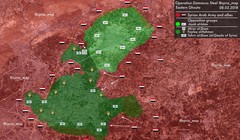 Tình hình chiến sự chiến trường Đông Ghouta ngày 08.03.2018 theo Muraselon