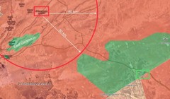 Khu vực kiểm soát an ninh của quân đội Syria sát vùng an toàn căn cứ Mỹ - ảnh South Front