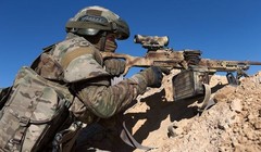 Binh sĩ đặc nhiệm Nga trên chiến trường Palmyra năm 2017 - ảnh minh họa Defense Tech Russia