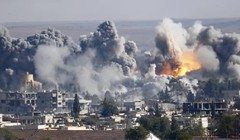 Không quân Nga không kích Hama. Ảnh minh họa 