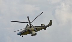 Trực thăng Ka-52 trên không phận Syria, ảnh minh họa Masdar News