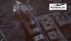 Không quân Nga không kích HTS ở tỉnh Homs. Ảnh video