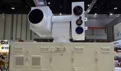 Tổ hợp vũ khí laser, có tên gọi là Silent Killer của Trung Quốc. Ảnh minh họa China Dubai IDEX 2017