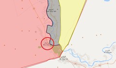 Vị trí thành phố Abukamal, nơi diễn ra cuộc tấn công