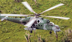  Trực thăng chiến đấu Mi-35M "Krokodil". Ảnh minh họa của trang Quwa.or