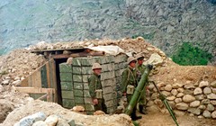 Một trần địa tiền tiêu của đồn biên phòng trên biên giới Liên bang Nga và Afghanistan. Ảnh TV Zvezda