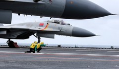 Ảnh minh họa không quân Hải quân Trung Quốc chuẩn bị cất cánh. Ảnh minh họa NI