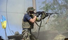 Xạ thủ súng máy PKMS Ukraina. Ảnh minh họa Rusvesna