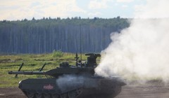 Xe tăng T-90M trên thao trường diễn đàn Quân đội - 2018 ở ngoại ô Moscow. Ảnh minh họa RG