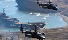 Hải quân Nga diễn tập chiến đấu. Ảnh minh họa Rusvesna