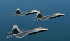 Phi đội máy bay chiến đấu tàng hình thế hệ 5 F22 Raptor. Ảnh minh họa The National Interest