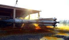 Tổ hợp tên lửa S-200 của phòng không Syria. Ảnh minh họa South Front.