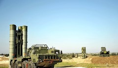 Hệ thống phòng không S-400 Nga trên căn cứ không quân Khmeimim tại tỉnh Latakia, Syria. Ảnh minh họa:  Russian Gazeta.
