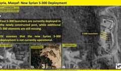 Bức ảnh của iSi ghi lại trận địa, được cho là của S-300 Syria và các xe phóng.