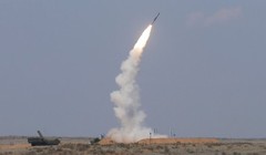 Hệ thống S-300 của lực lượng phòng không Syria. Ảnh minh họa: Masdar News.