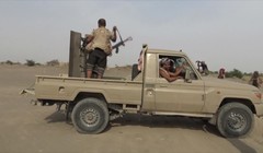 Lực lượng chiến binh Houthi trên chiến trường phía tây Yemen. Ảnh minh họa: Masdar News.
