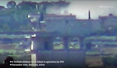 Dân quân người Kurd phóng tên lửa chống tăng ATGM diệt 5 binh sĩ Thổ Nhĩ Kỳ.