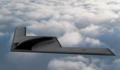 Máy bay ném bom tầm xa tàng hình hạng nặng Northrop Grumman B-21 Raider. Ảnh Military Leak