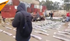 Kho vũ khí mới phát hiện ở Daraa.