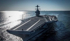  Tàu sân bay Gerald R Ford (CVN 78), được đưa vào phục vụ năm 2017. Ảnh: Military Leak.