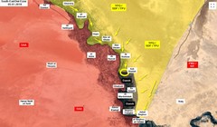 Lực lượng Dân chủ Syria tiến công đánh chiếm căn cứ địa, thị trấn al-Shafah trên thung lũng Deir Ezzor. Ảnh minh họa: Masdar News.