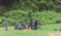 Pháo 76mm nguyên mẫu ZiS-3 năm 1942 được sử dụng cho huấn luyện bắn đạn thật. Ảnh: Vietbao.