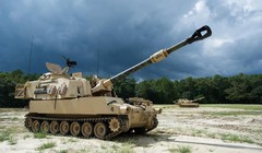 Pháo tự hành tầm xa M109 của quân đội Mỹ sử dụng thử nghiệm đầu đạn tầm xa tốc độ siêu âm (ERCA). Ảnh: The National Interest.