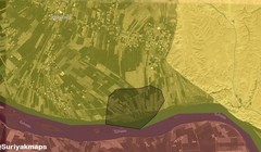 Bản đồ khu vực phòng thủ cuối cùng của IS ở Deir Ezzor. Ảnh minh họa South Front