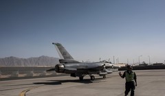 Căn cứ không quân Mỹ Bagram ở Afghanistan. Ảnh minh họa: New York Times.