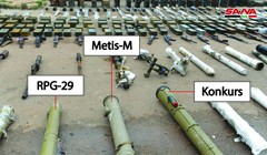 Một số vũ khí quân đội Syria thu giữ được ở Daraa. Ảnh minh họa South Front