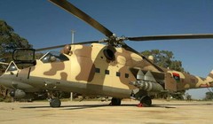 Máy bay chiến đấu Mi-35 của lực lượng LNA Libya.