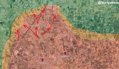 Lực lượng LNA tấn công trên hướng trại tị nạn N.Yarmook thuộc quận Khallat ngoại ô Tripoli.