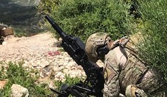 Các cố vấn quân sự, lính đánh thuê Nga của công ty quân sự tư nhân trên chiến trường Hama. Ảnh South Front