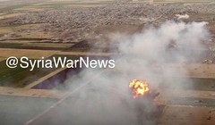Giao chiến diễn ra dữ dội trên chiến trường vùng tây bắc Hama. Ảnh SyriaWarNews