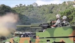 Súng cối bắn nhanh PCP-001 82 mm (Ảnh: SCMP)