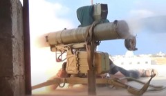 Binh sĩ Syria phóng tên lửa chống tăng ATGM. Ảnh South Front