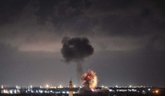 Không quân Israel không kích dải Gaza. Ảnh IDF