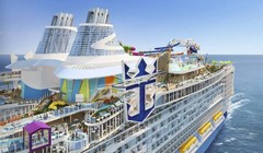 Tầu du lịch lớn nhất thế giới Biểu tượng của Biển "Icon of Seas. Ảnh video Royal Caribbean International.
