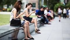 Raffles Place, khu trung tâm thương mại của Singapore. Ảnh CNBC