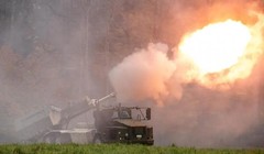 Pháo tự hành bánh lốp Archer 155mm của Thụy Điển. Ảnh Military Leak