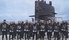 Lực lượng người nhái hoạt động trên tàu ngầm của Hải quân Trung Quốc (ảnh tư liệu).