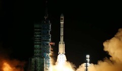 Tối ngày 15/9/2016, Trung Quốc phóng thành công Trạm thử nghiệm không gian Thiên Cung 2. Ảnh: Tân Hoa xã