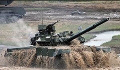 Xe tăng chiến đấu T-90 của Quân đội Nga. Ảnh: Sina