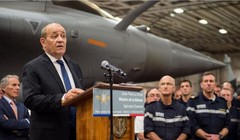 Bộ trưởng Quốc phòng Pháp Jean-Yves Le Drian. Ảnh: Letelegramme