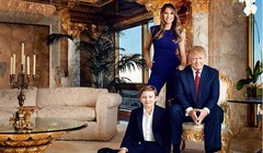 Vợ chồng ông Donald Trump trong căn hộ dát vàng tại New York (ảnh tư liệu)