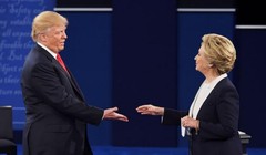 Ông Donald Trump và bà Hillary Clinton trong thời gian tranh cử. Ảnh: Us Weekly