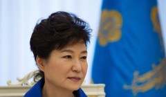 Tổng thống Hàn Quốc Park Geun-hye. Ảnh: Bloomberg