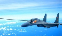 Máy bay chiến đấu Su-30MKK Không quân Trung Quốc. Ảnh: Sina