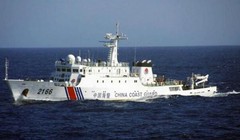 Tàu Hải cảnh-2166 của Cảnh sát biển Trung Quốc. Ảnh: báo Nhân Dân Trung Quốc